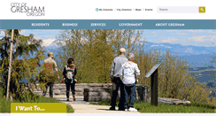 Desktop Screenshot of greshamoregon.gov